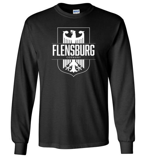 Load image into Gallery viewer, Flensburg, Germany - Men&#39;s/Unisex Long-Sleeve T-Shirt

