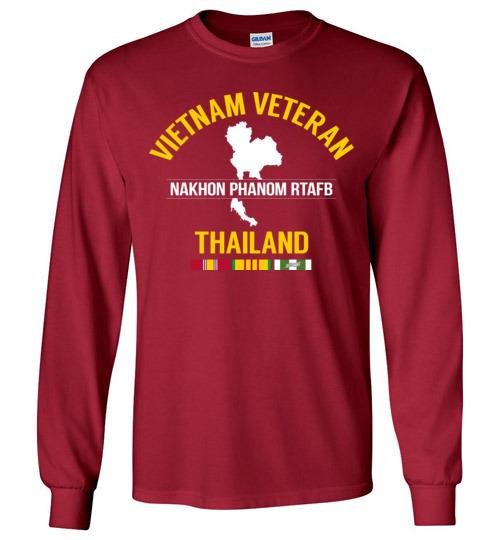 Vietnam Veteran Thailand "Nakhon Phanom RTAFB" - Men's/Unisex Long-Sleeve T-Shirt
