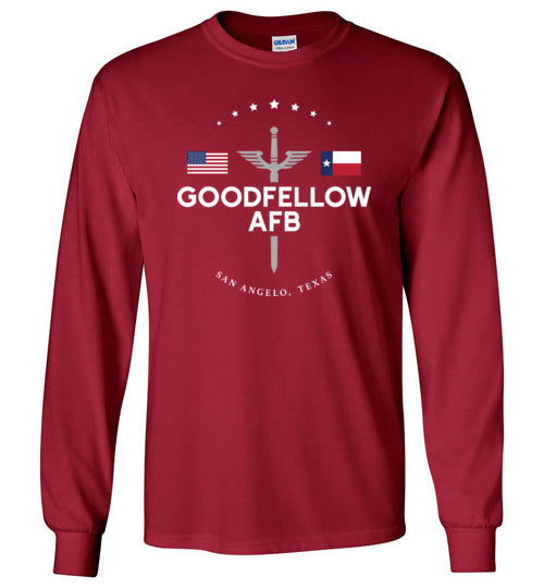 Load image into Gallery viewer, Goodfellow AFB - Men&#39;s/Unisex Long-Sleeve T-Shirt-Wandering I Store
