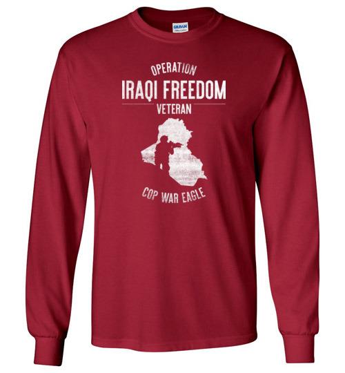 Operation Iraqi Freedom "COP War Eagle" - Men's/Unisex Long-Sleeve T-Shirt
