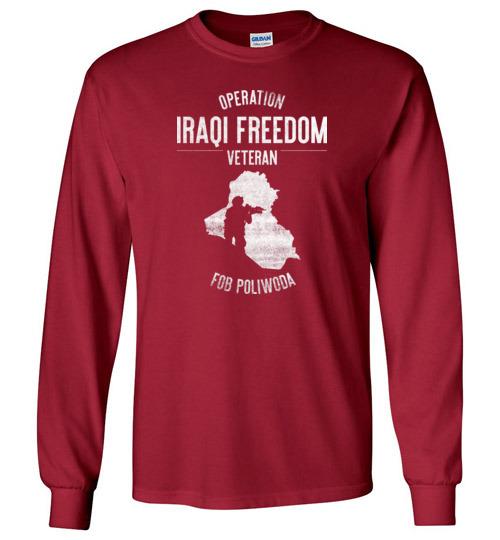 Load image into Gallery viewer, Operation Iraqi Freedom &quot;FOB Poliwoda&quot; - Men&#39;s/Unisex Long-Sleeve T-Shirt
