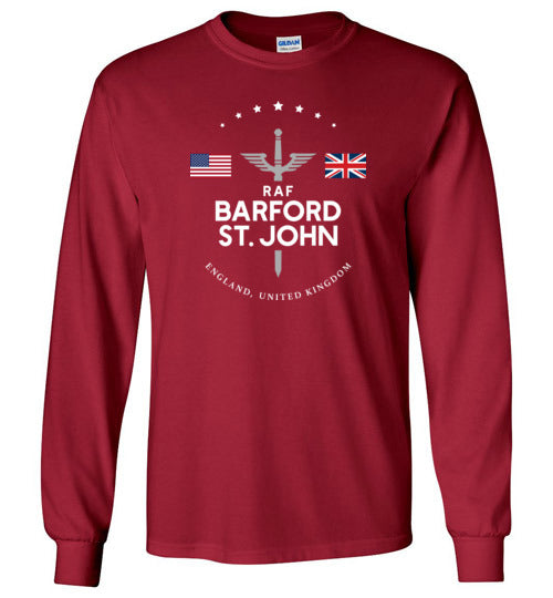 RAF Barford St. John - Men's/Unisex Long-Sleeve T-Shirt-Wandering I Store