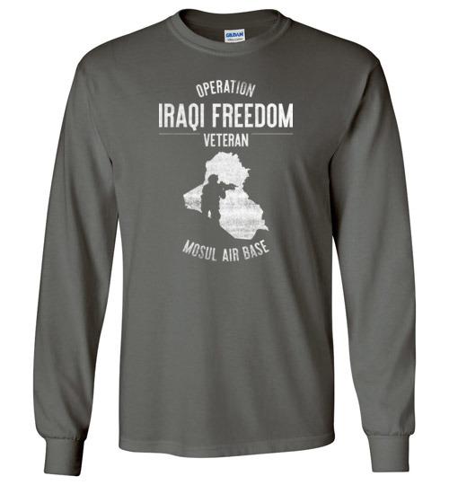 Load image into Gallery viewer, Operation Iraqi Freedom &quot;Mosul Air Base&quot; - Men&#39;s/Unisex Long-Sleeve T-Shirt
