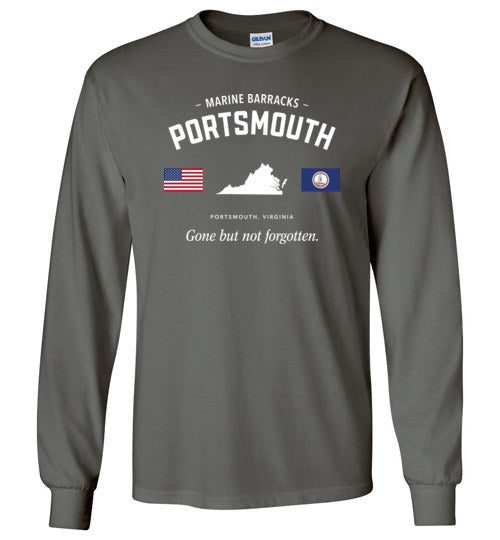 Load image into Gallery viewer, Marine Barracks Portsmouth &quot;GBNF&quot; - Men&#39;s/Unisex Long-Sleeve T-Shirt-Wandering I Store
