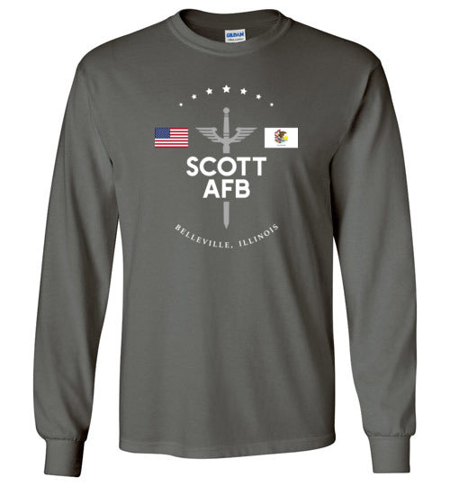 Scott AFB - Men's/Unisex Long-Sleeve T-Shirt-Wandering I Store