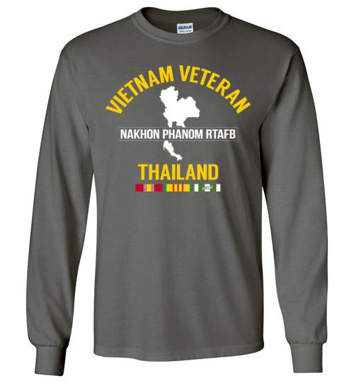 Load image into Gallery viewer, Vietnam Veteran Thailand &quot;Nakhon Phanom RTAFB&quot; - Men&#39;s/Unisex Long-Sleeve T-Shirt

