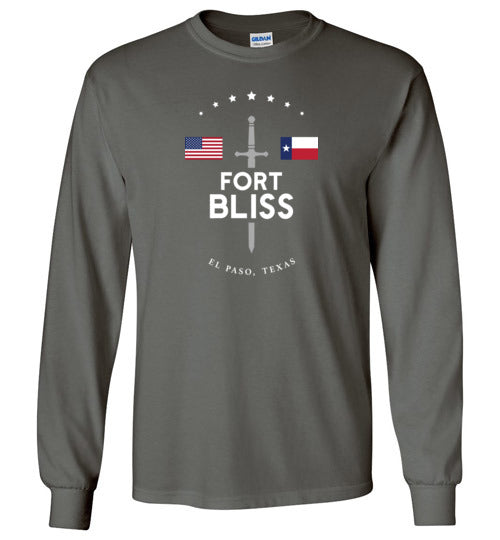 Fort Bliss - Men's/Unisex Long-Sleeve T-Shirt-Wandering I Store