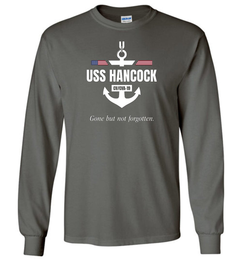 Load image into Gallery viewer, USS Hancock CV/CVA-19 &quot;GBNF&quot; - Men&#39;s/Unisex Long-Sleeve T-Shirt
