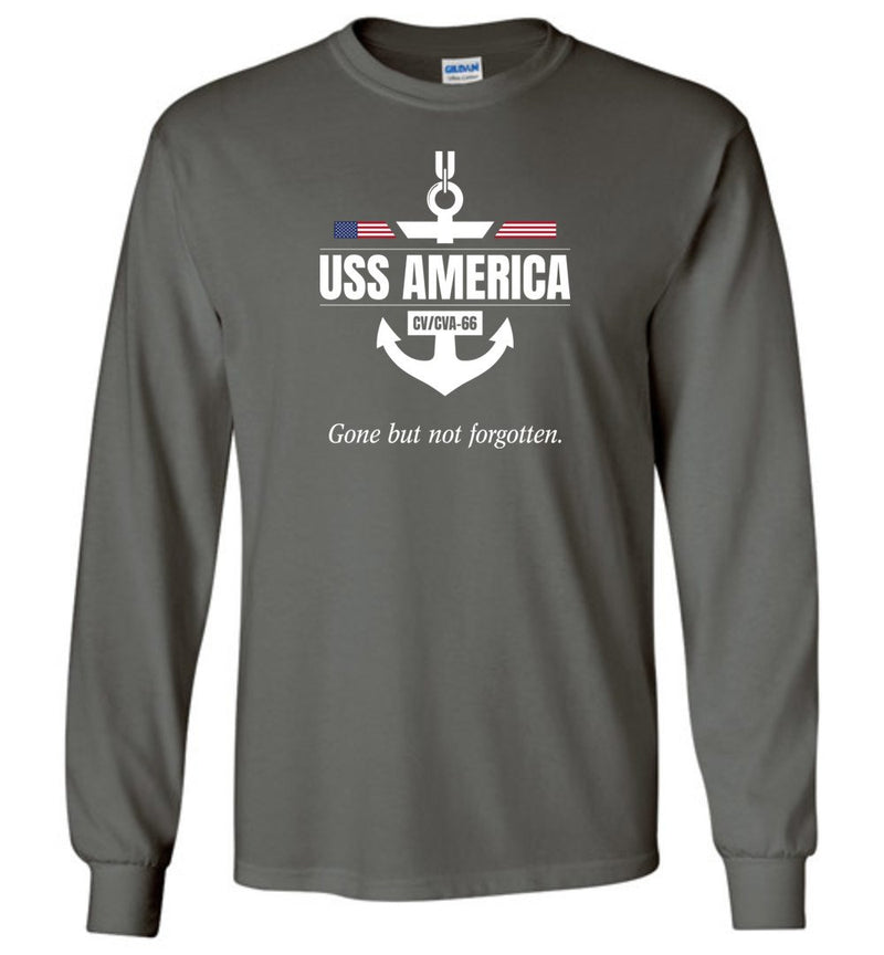 Load image into Gallery viewer, USS America CV/CVA-66 &quot;GBNF&quot; - Men&#39;s/Unisex Long-Sleeve T-Shirt
