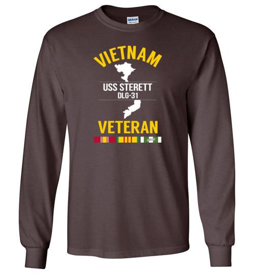 Vietnam Veteran "USS Sterett DLG-31" - Men's/Unisex Long-Sleeve T-Shirt