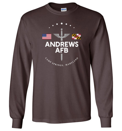 Load image into Gallery viewer, Andrews AFB - Men&#39;s/Unisex Long-Sleeve T-Shirt-Wandering I Store
