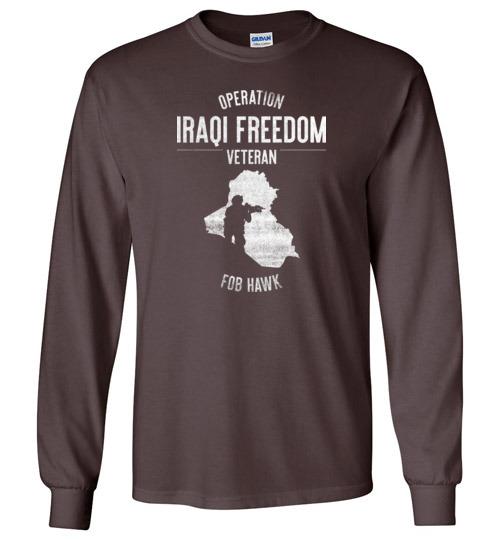 Operation Iraqi Freedom "FOB Hawk" - Men's/Unisex Long-Sleeve T-Shirt-Wandering I Store