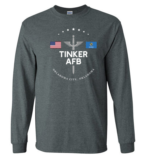 Load image into Gallery viewer, Tinker AFB - Men&#39;s/Unisex Long-Sleeve T-Shirt-Wandering I Store
