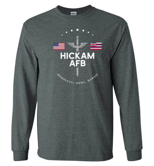 Load image into Gallery viewer, Hickam AFB - Men&#39;s/Unisex Long-Sleeve T-Shirt-Wandering I Store
