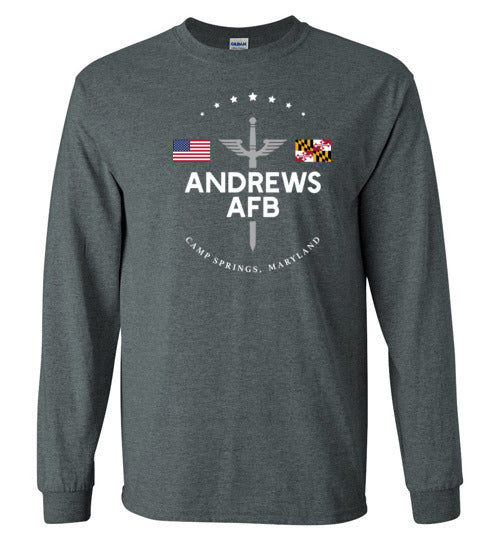 Load image into Gallery viewer, Andrews AFB - Men&#39;s/Unisex Long-Sleeve T-Shirt-Wandering I Store
