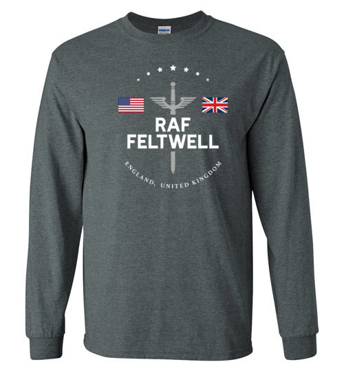 RAF Feltwell - Men's/Unisex Long-Sleeve T-Shirt-Wandering I Store