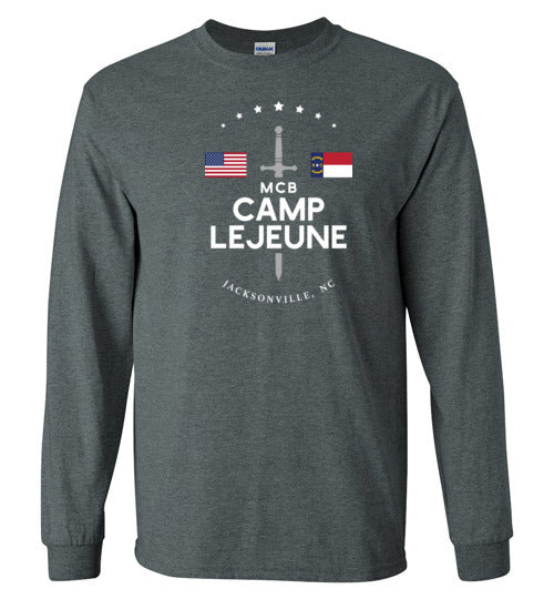 Load image into Gallery viewer, MCB Camp Lejeune - Men&#39;s/Unisex Long-Sleeve T-Shirt-Wandering I Store
