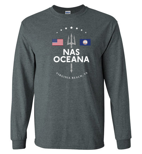 Load image into Gallery viewer, NAS Oceana - Men&#39;s/Unisex Long-Sleeve T-Shirt-Wandering I Store
