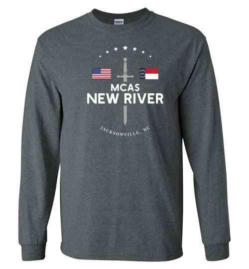 MCAS New River - Men's/Unisex Long-Sleeve T-Shirt-Wandering I Store