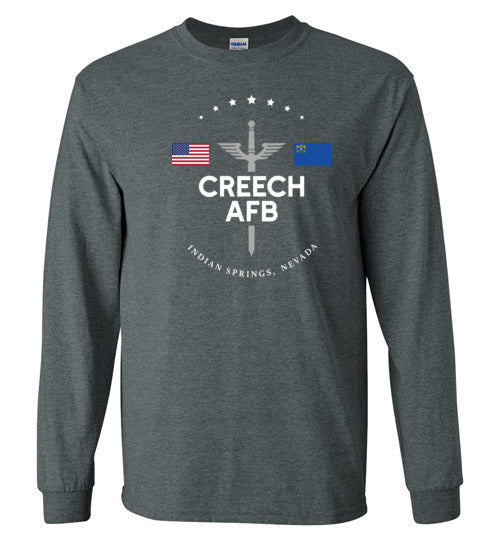 Load image into Gallery viewer, Creech AFB - Men&#39;s/Unisex Long-Sleeve T-Shirt-Wandering I Store
