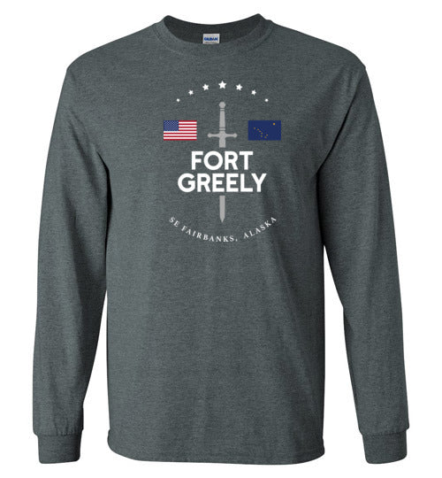 Fort Greely - Men's/Unisex Long-Sleeve T-Shirt-Wandering I Store
