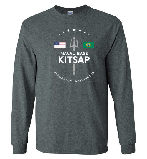 Naval Base Kitsap - Men's/Unisex Long-Sleeve T-Shirt-Wandering I Store