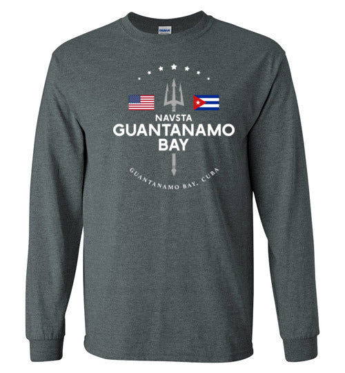 Load image into Gallery viewer, NAVSTA Guantanamo Bay - Men&#39;s/Unisex Long-Sleeve T-Shirt-Wandering I Store
