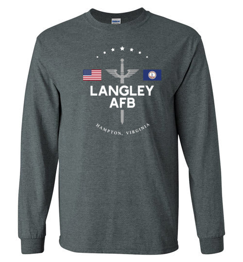 Langley AFB - Men's/Unisex Long-Sleeve T-Shirt-Wandering I Store