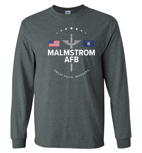 Malmstrom AFB - Men's/Unisex Long-Sleeve T-Shirt-Wandering I Store