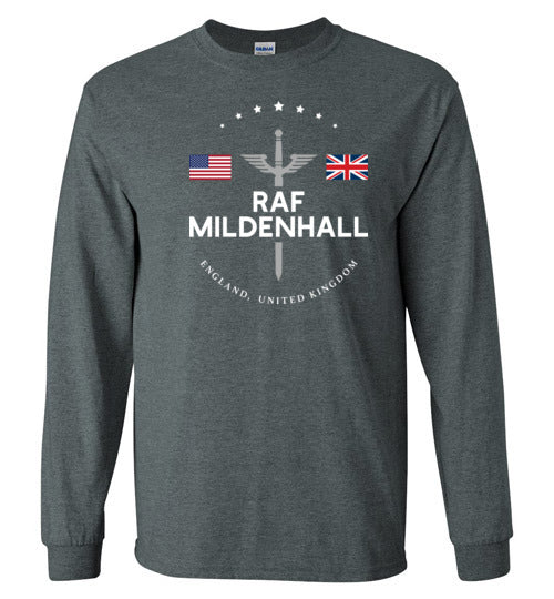 RAF Mildenhall - Men's/Unisex Long-Sleeve T-Shirt-Wandering I Store