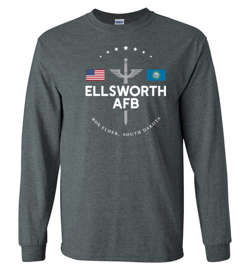 Load image into Gallery viewer, Ellsworth AFB - Men&#39;s/Unisex Long-Sleeve T-Shirt-Wandering I Store

