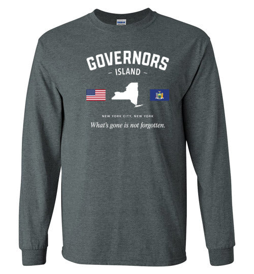 Governor's Island - Men's/Unisex Long-Sleeve T-Shirt-Wandering I Store