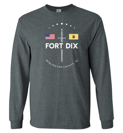 Load image into Gallery viewer, Fort Dix - Men&#39;s/Unisex Long-Sleeve T-Shirt-Wandering I Store
