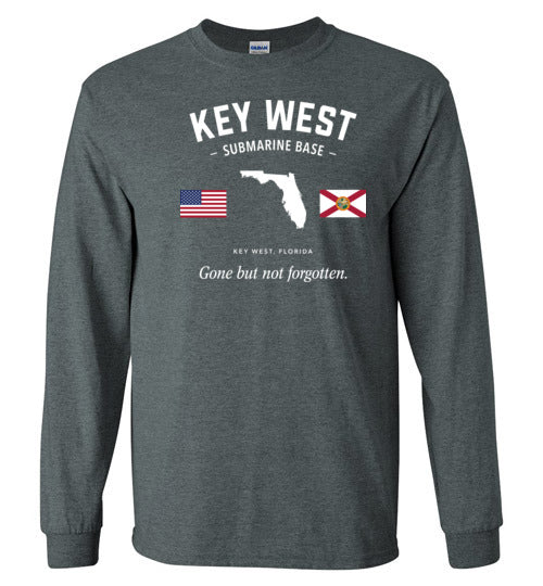 Load image into Gallery viewer, Key West Submarine Base &quot;GBNF&quot; - Men&#39;s/Unisex Long-Sleeve T-Shirt-Wandering I Store
