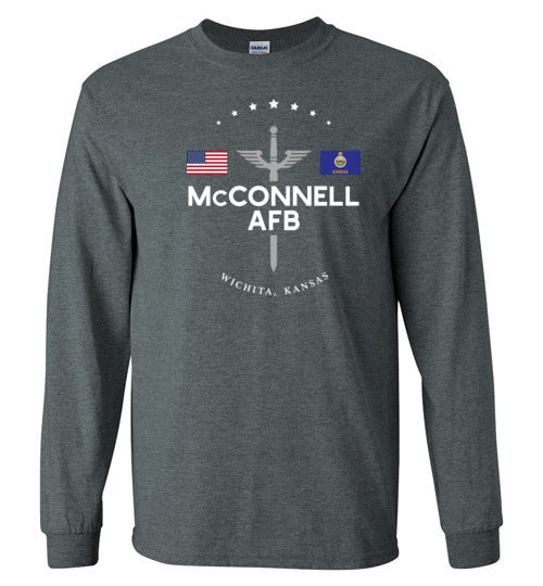Load image into Gallery viewer, McConnell AFB - Men&#39;s/Unisex Long-Sleeve T-Shirt-Wandering I Store
