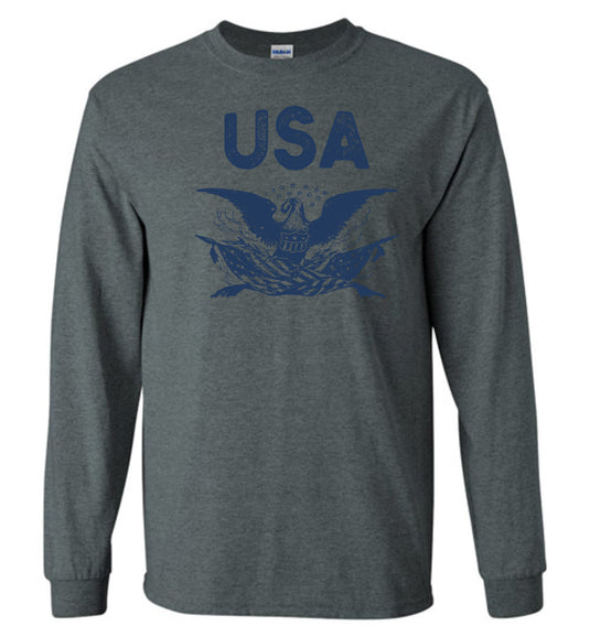 USA Eagle - Men's/Unisex Long-Sleeve T-Shirt