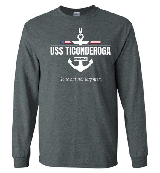 USS Ticonderoga CV/CVA/CVS-14 "GBNF" - Men's/Unisex Long-Sleeve T-Shirt