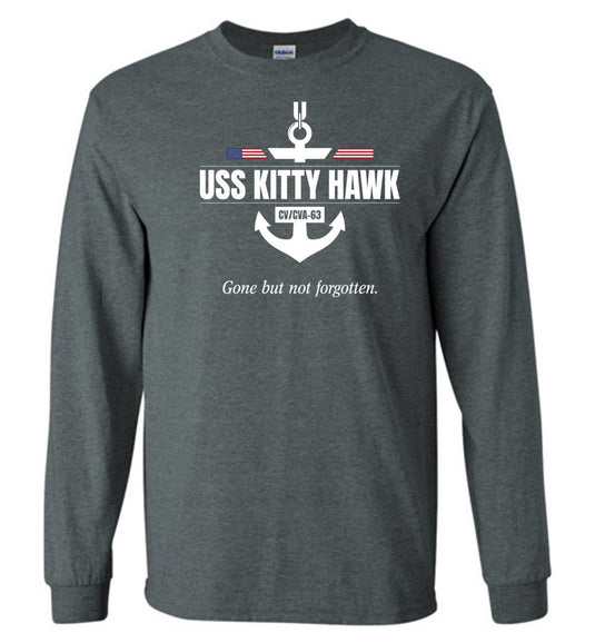 USS Kitty Hawk CV/CVA-63 "GBNF" - Men's/Unisex Long-Sleeve T-Shirt