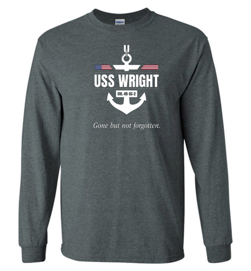 Load image into Gallery viewer, USS Wright CVL-49 CC-2 &quot;GBNF&quot; - Men&#39;s/Unisex Long-Sleeve T-Shirt
