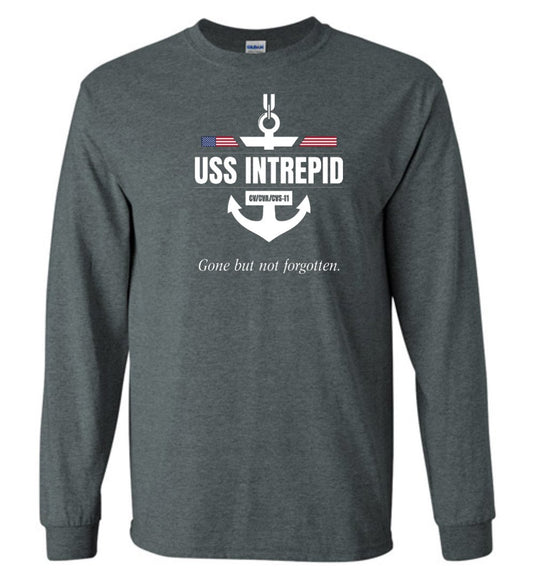 USS Intrepid CV/CVA/CVS-11 "GBNF" - Men's/Unisex Long-Sleeve T-Shirt