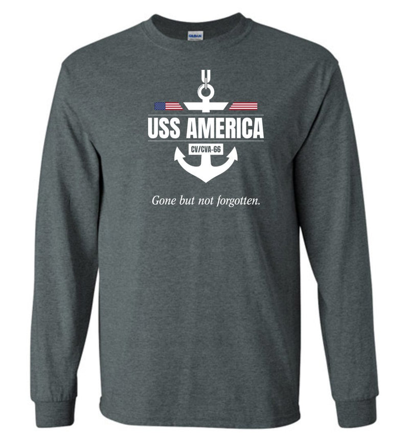 Load image into Gallery viewer, USS America CV/CVA-66 &quot;GBNF&quot; - Men&#39;s/Unisex Long-Sleeve T-Shirt
