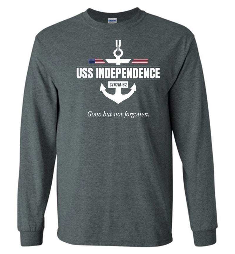 Load image into Gallery viewer, USS Independence CV/CVA-62 &quot;GBNF&quot; - Men&#39;s/Unisex Long-Sleeve T-Shirt
