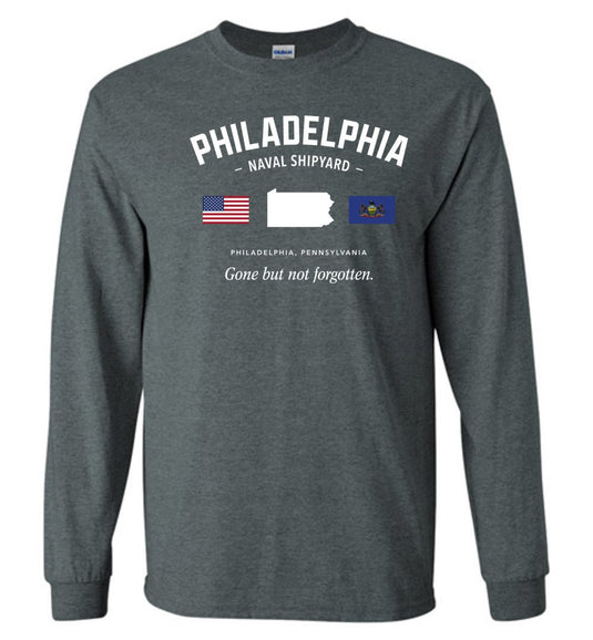 Philadelphia Naval Shipyard "GBNF" - Men's/Unisex Long-Sleeve T-Shirt