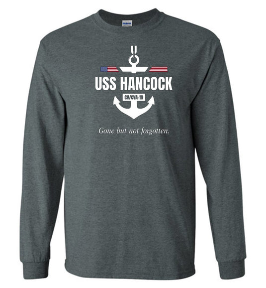 USS Hancock CV/CVA-19 "GBNF" - Men's/Unisex Long-Sleeve T-Shirt