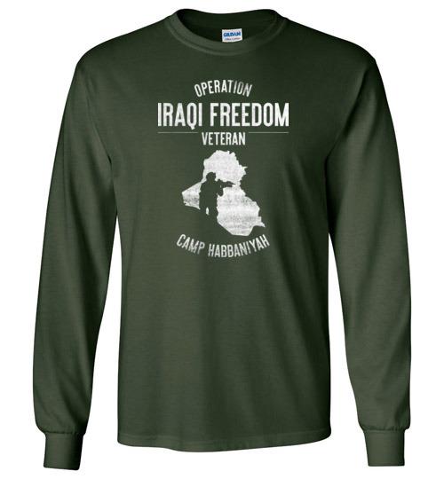 Load image into Gallery viewer, Operation Iraqi Freedom &quot;Camp Habbaniyah&quot; - Men&#39;s/Unisex Long-Sleeve T-Shirt
