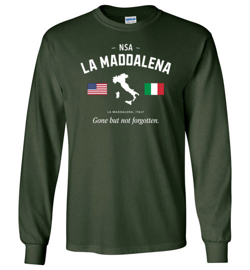 NSA La Maddalena "GBNF" - Men's/Unisex Long-Sleeve T-Shirt-Wandering I Store