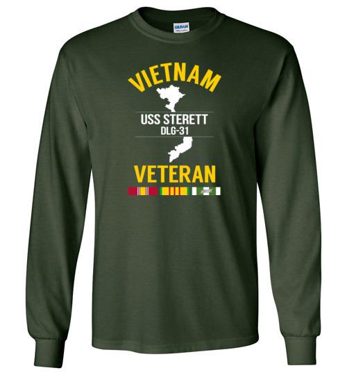 Load image into Gallery viewer, Vietnam Veteran &quot;USS Sterett DLG-31&quot; - Men&#39;s/Unisex Long-Sleeve T-Shirt
