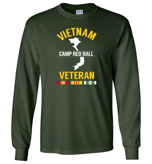 Load image into Gallery viewer, Vietnam Veteran &quot;Camp Red Ball&quot; - Men&#39;s/Unisex Long-Sleeve T-Shirt
