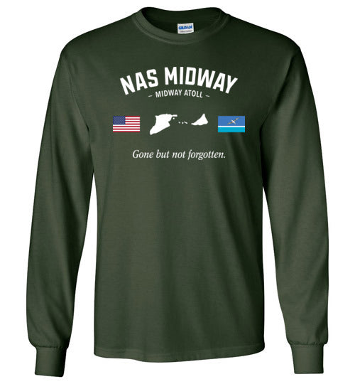Load image into Gallery viewer, NAS Midway &quot;GBNF&quot; - Men&#39;s/Unisex Long-Sleeve T-Shirt-Wandering I Store
