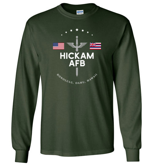 Load image into Gallery viewer, Hickam AFB - Men&#39;s/Unisex Long-Sleeve T-Shirt-Wandering I Store
